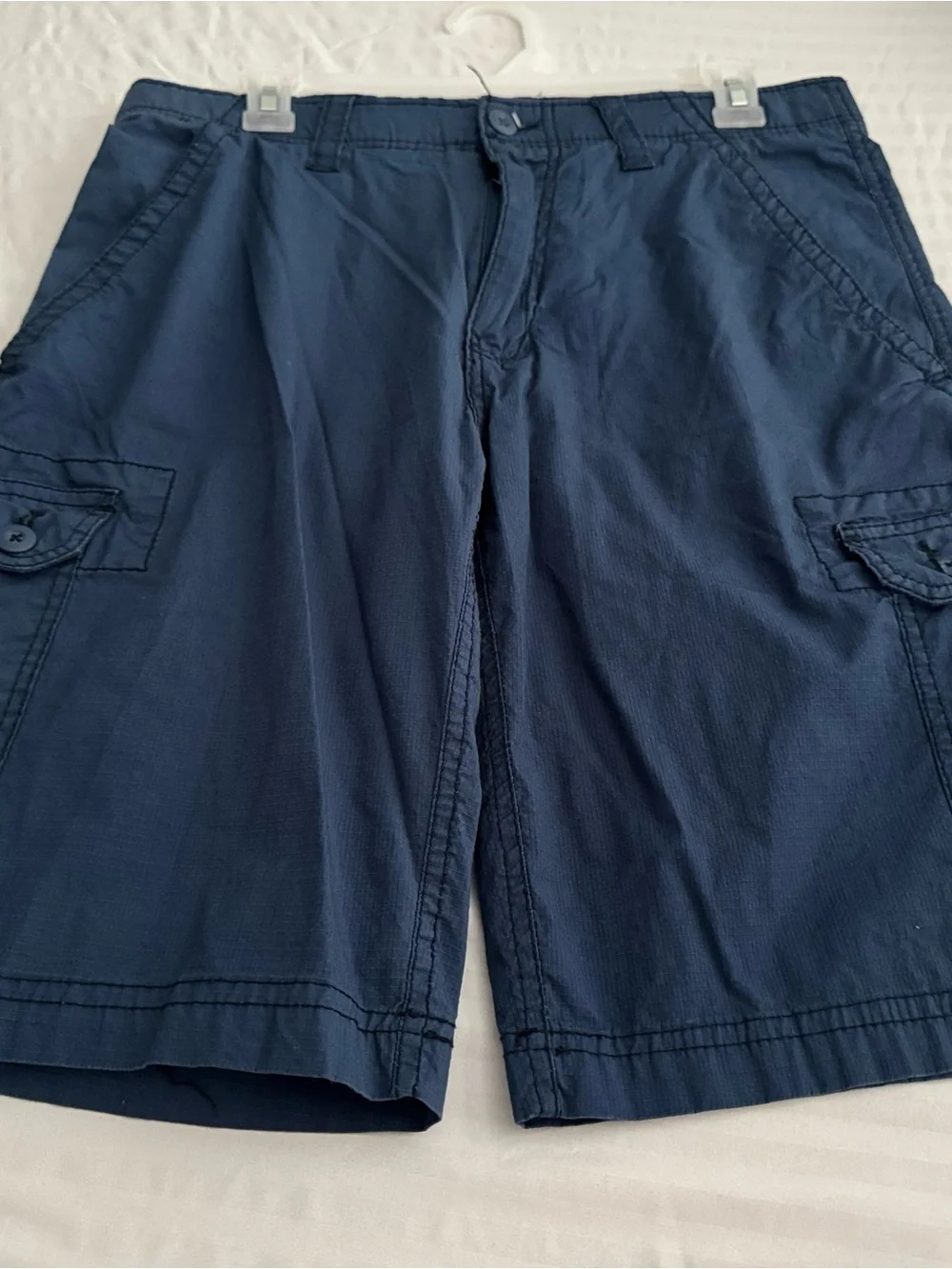 Wear First Men's Navy Cargo Shorts with Utility Pockets